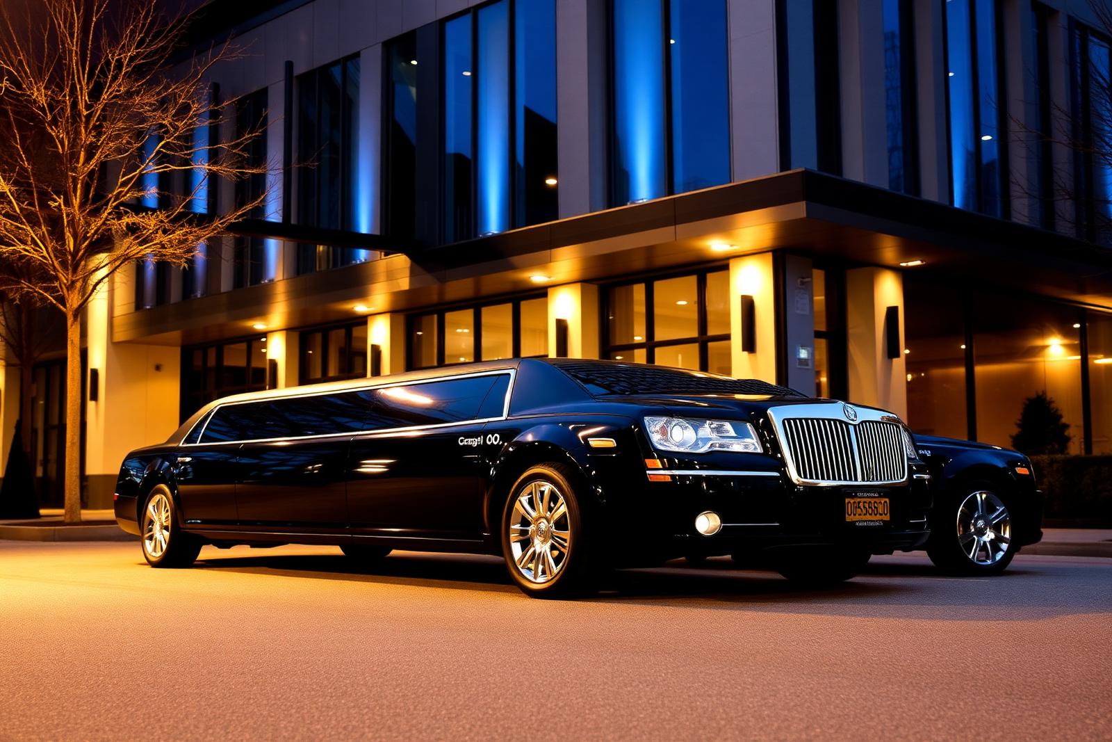 Party Bus / Limousine — black chauffeured vehicle in Toronto